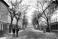 Schillerstraße im Winter