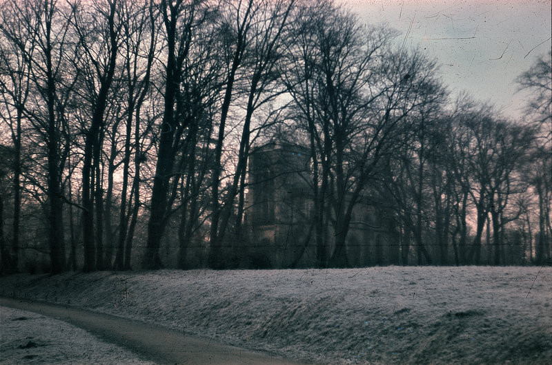 Frostiger Sonnenaufgang am Tempelherrenhaus, 2023-02-09